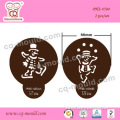 Cupcake Decoration cookie and coffee stencils